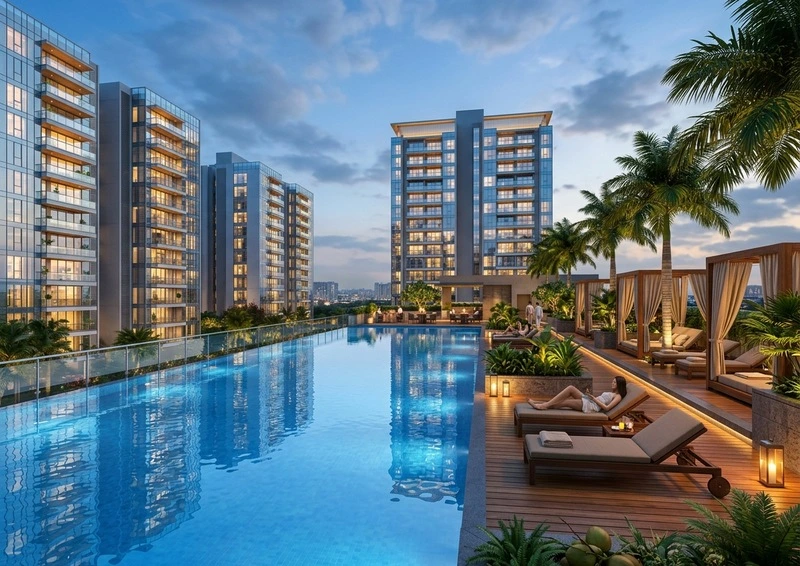 Mahindra Rivenza Mahalunge Swimming Pool and Clubhouse
